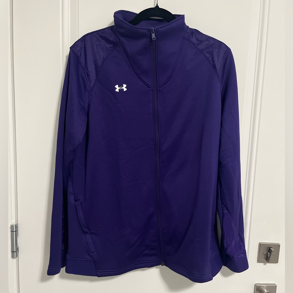 NWT - Under Armour Women’s Command Warm Up Full Zip Jacket - Size L